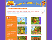 Tablet Screenshot of jogosdoursinhopooh.jogosja.com