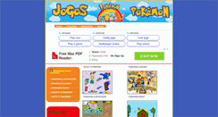 Desktop Screenshot of jogosdopokemon.jogosja.com