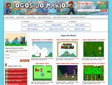 Tablet Screenshot of jogosdomario.jogosja.com